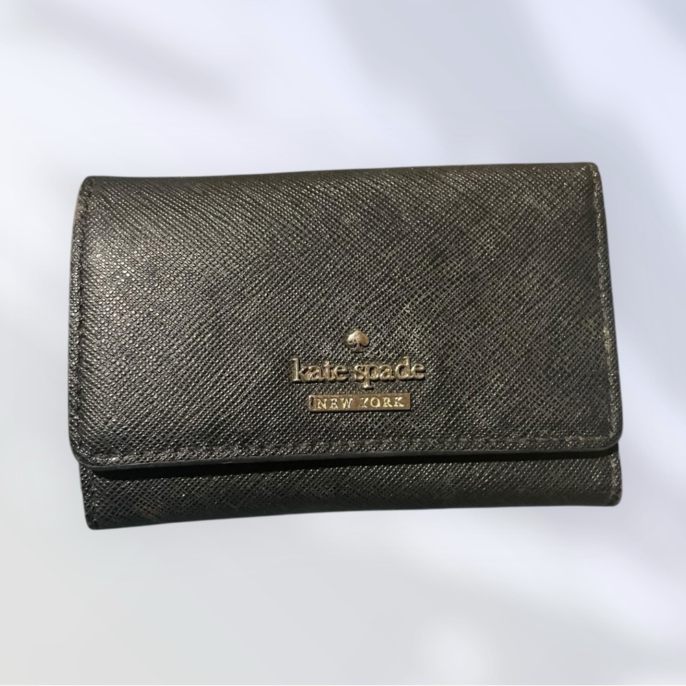 Kate Spade Black Saffiano Leather Key holder​​​